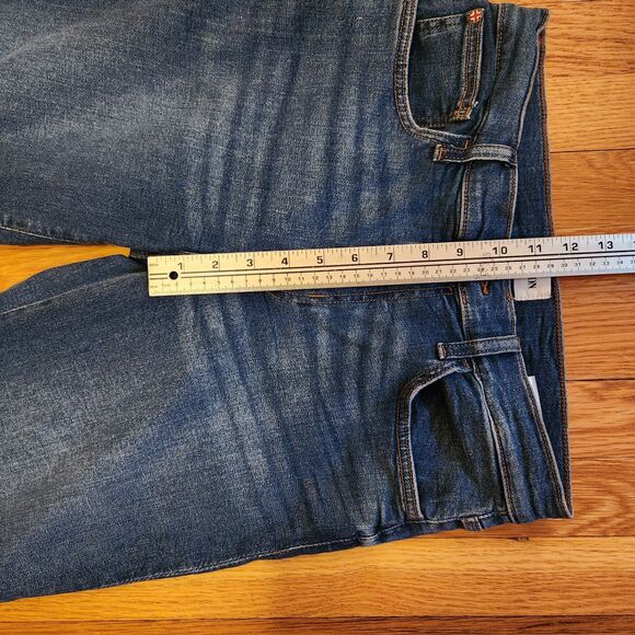 Hudson Rosalie High-Rise Wide Leg Ankle Jean in Callisto (Blue), Sz 27 - Picture 11 of 13